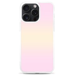 Pink Lace To Cream Yellow Bilinear Gradient Iphone 15 Pro Max Tpu Uv Print Case by GradientsOmbre
