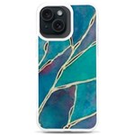 Aqua Batik, Abstract, Colorful iPhone 15 Plus TPU UV Print Case Front