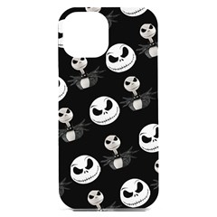 Jack Print, White, Before, Plain, Black, Simple, Christmas Iphone 15 Plus Black Uv Print Pc Hardshell Case by kyorashop23