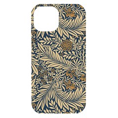Brown Vintage Background Vintage Floral Pattern, Brown Iphone 15 Black Uv Print Pc Hardshell Case by kyorashop23