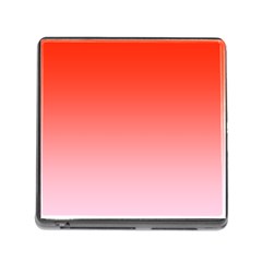 Scarlet Red To Pink Lace Linear Gradient Memory Card Reader (square 5 Slot) by GradientsOmbre