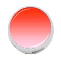Scarlet Red To Pink Lace Linear Gradient 4-port Usb Hub (one Side) by GradientsOmbre