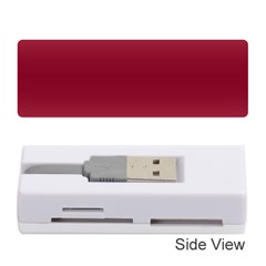 Coral Pink To Burgundy Red Bilinear Gradient Memory Card Reader (stick) by GradientsOmbre