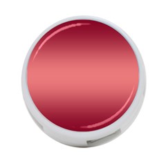 Burgundy Red To Coral Pink Bilinear Gradient 4-port Usb Hub (two Sides) by GradientsOmbre