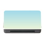 Baby Blue To Cream Yellow Linear Gradient Memory Card Reader with CF Front