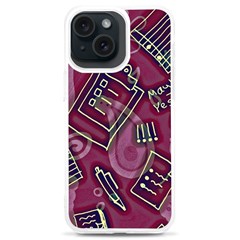 Abstract Art Pattern Design Background Iphone 15 Plus Tpu Uv Print Case by Grandong
