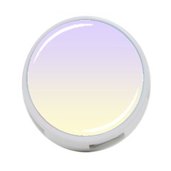 Pale Violet To Cream Yellow Linear Gradient 4-port Usb Hub (one Side) by GradientsOmbre