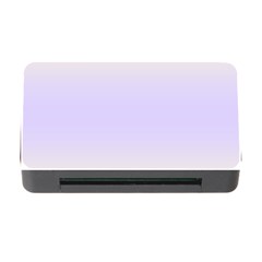 Cream Yellow To Pale Violet Bilinear Gradient Memory Card Reader With Cf by GradientsOmbre