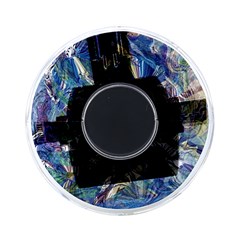 Blue Blend On-the-go Memory Card Reader by kaleidomarblingart