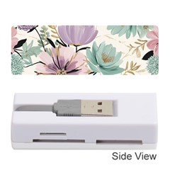 Flowers Pattern Floral Memory Card Reader (stick) by Sabxi