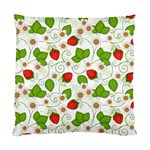 Strawberry Fruit Pattern Leaves Standard Cushion Case (Two Sides) Back