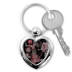 Aesthetic , Aesthetic, Dark Key Chain (heart) by kyorashop23