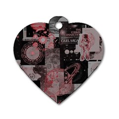 Aesthetic , Aesthetic, Dark Dog Tag Heart (two Sides) by kyorashop23