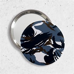 Blue Winter Camouflage, Military Camouflage 2 25  Handbag Mirrors by kyorashop23