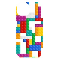 Colorful Bricks, Bricks, Colorful Iphone 15 Plus Black Uv Print Pc Hardshell Case by kyorashop23