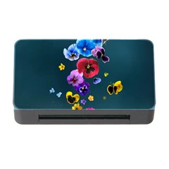 Falling Flowers, Art, Coffee Cup Memory Card Reader With Cf by kyorashop23