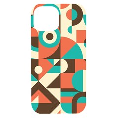 Retro Colorful Background, Retro Abstraction Iphone 15 Black Uv Print Pc Hardshell Case by kyorashop23