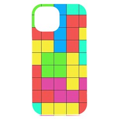 Tetris , Games, Rainbow Iphone 15 Plus Black Uv Print Pc Hardshell Case by kyorashop23