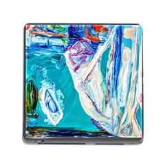 Sailing Boat Memory Card Reader (square 5 Slot) by bestdesignintheworld
