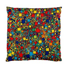 Shapes Pattern Standard Cushion Case (two Sides) by Posterlux