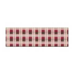 Retro 60s 50s Plaid Pattern 2 Sticker (bumper) by violetheavensky