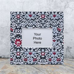Gothic Leaf Pattern 6 White Box Photo Frame 4  X 6  by violetheavensky
