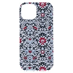 Gothic Leaf Pattern 6 Iphone 15 Plus Black Uv Print Pc Hardshell Case by violetheavensky