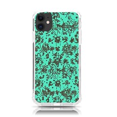 Mid Century Retro Floral 1970s 1960s Pattern 102 Iphone 11 Tpu Uv Print Case by violetheavensky