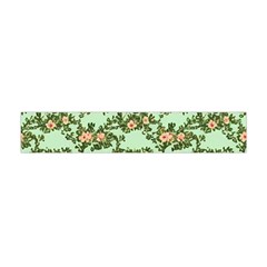 Retro 1880s Flowers Pattern 5 Premium Plush Fleece Scarf (mini) by violetheavensky