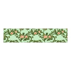 Retro 1880s Flowers Pattern 5 Velvet Scrunchie by violetheavensky
