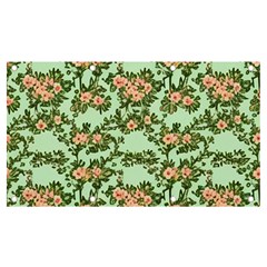Retro 1880s Flowers Pattern 5 Banner And Sign 7  X 4  by violetheavensky