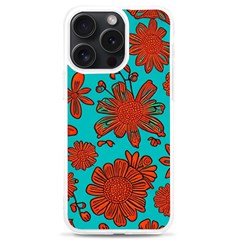 Mid Century Retro Floral 1970s 1960s Pattern 103 Iphone 15 Pro Max Tpu Uv Print Case by violetheavensky