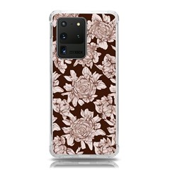Mid Century Retro Floral 1970s 1960s Pattern 106 Samsung Galaxy S20 Ultra 6 9 Inch Tpu Uv Case by violetheavensky