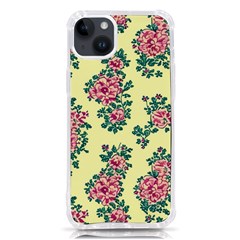 Retro 1880s Flowers Pattern 8 Iphone 14 Plus Tpu Uv Print Case by violetheavensky