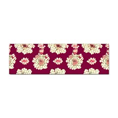 Retro 1880s Flowers Pattern Sticker (bumper) by violetheavensky