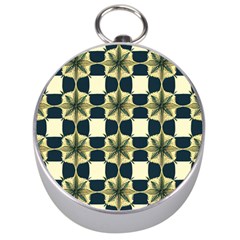Royal Fractal Pattern Silver Compasses by violetheavensky