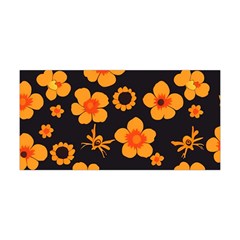 Retro 40s 50s Flowers Pattern Halloween Yoga Headband by violetheavensky
