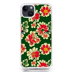 Retro 40s 50s Mexico Flowers Pattern 2 Iphone 14 Plus Tpu Uv Print Case by violetheavensky