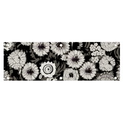 Mid Century Retro Floral 1970s 1960s Pattern 87 Mid Century Retro Floral 1970s 1960s Pattern 86 Banner And Sign 6  X 2  by violetheavensky