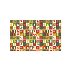 Template Christmas Pattern Sticker Rectangular (100 Pack) by Proyonanggan