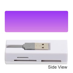 Indigo Violet To Cotton Candy Pink Linear Gradient Memory Card Reader (stick) by GradientsOmbre