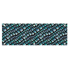 Turquoise Snake  Banner And Sign 6  X 2  by DinkovaArt