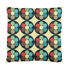 Circles Round Pattern Sphere Ball Standard Cushion Case (two Sides) by Sabxi