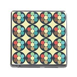 Circles Round Pattern Sphere Ball Memory Card Reader (Square 5 Slot) Front