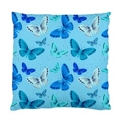 Butterflies Insect Pattern Nature Standard Cushion Case (one Side) by Sabxi