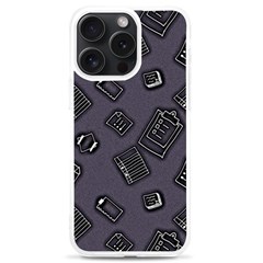 Background Wallpaper Pattern Notes Iphone 15 Pro Max Tpu Uv Print Case by Sabxi