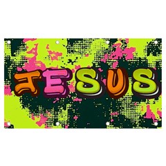 Neon Jesus 8375771 Banner And Sign 7  X 4  by Jabberwonkers