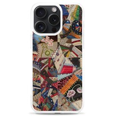 Background Embroidery Pattern Stitches Abstract Iphone 15 Pro Max Tpu Uv Print Case by Ket1n9