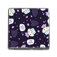 Cupcake Doodle Heart Love Memory Card Reader (square 5 Slot) by Posterlux