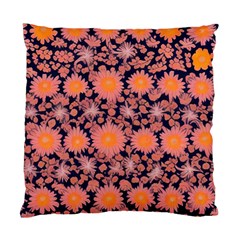 Mid Century Retro Floral 1970s 1960s Pattern 74 Standard Cushion Case (two Sides) by violetheavensky